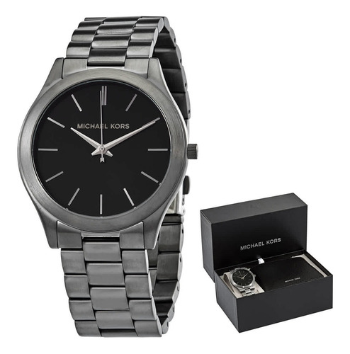 Set De Reloj Y Billetera  Para Hombre Mk1044 De Cuarzo