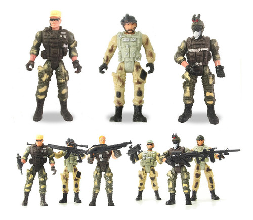 . Figura De Jogo De Guerreiro Militar Americano Para Meninos