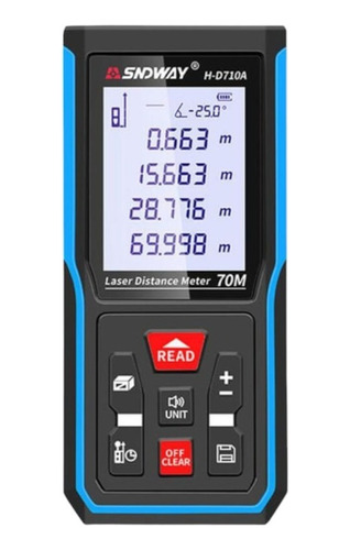 Telemetro Medidor De Distancia Laser Sndway 70m