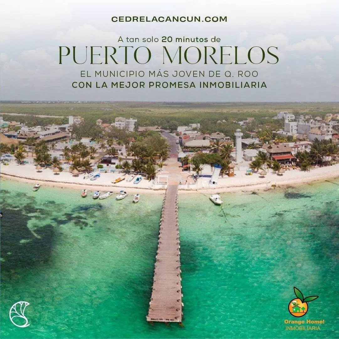 Terrenos Res. En Coto Priv. En Cancun Por Puerto Morelos