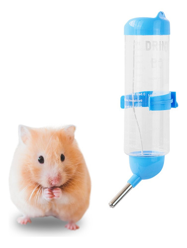 Bebedero Para Hamster Conejo Cuyo Ratón Antigoteo 250 Ml