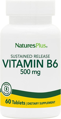 Vitamina B6 500mg Natures Plus - Unidad a $3432