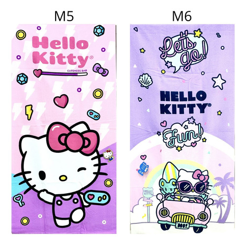 Toalla De Playa Hello Kitty Microfibra 170x40