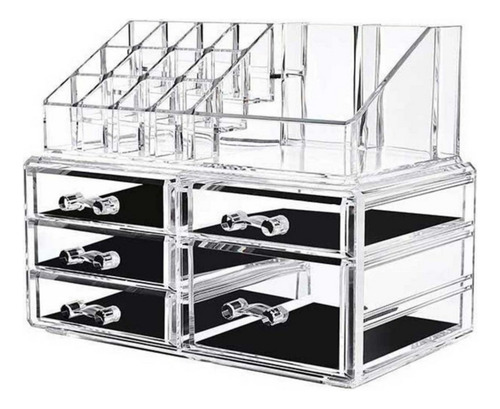 Organizador Acrilico De Maquillaje Y Joyas Cosméticos
