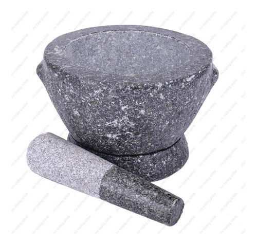 Mortero Y Pilón De Piedra (granito)