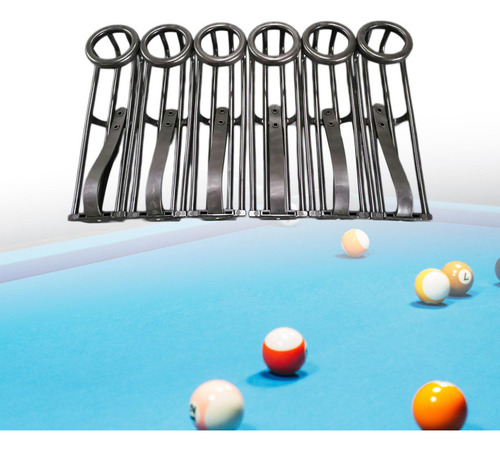 . 6 Rieles Deslizantes Para Mesa De Billar, Piezas De Riel