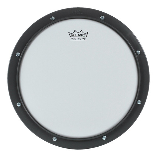 Remo Rt-0010-st 10  Practice Pad Gray Coated Pad De Practica