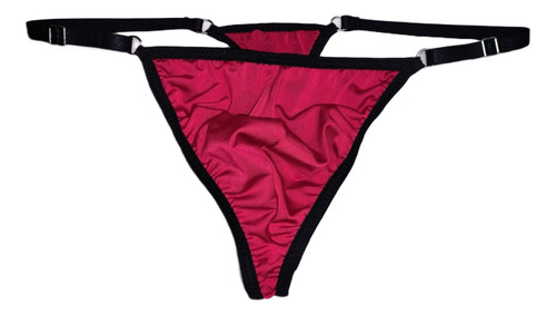 Slip Tanga De Seda Regulable Para Hombre