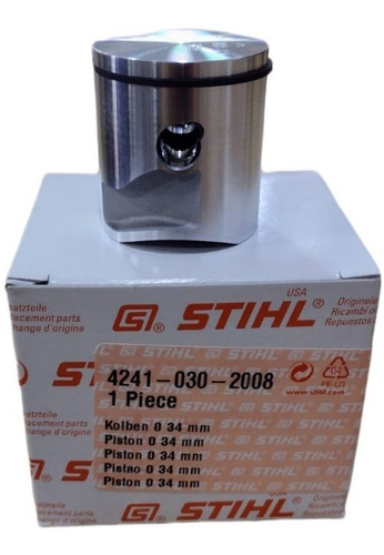 Pistão 34mm Soprador Stihl Bg 56 Original