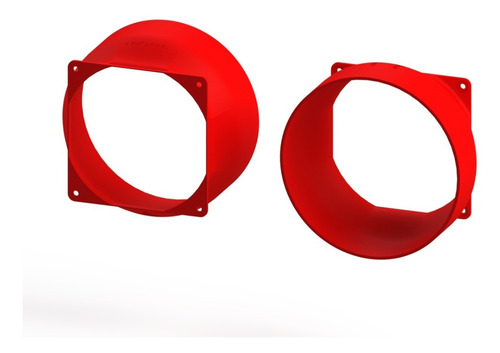 Imagen 2 de 2 de Base Para Ducto 6 Pulgadas Flexible Con Forma De Ventilador