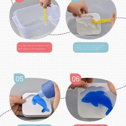 Kit Infantil De Elfo De Agua 20 3d Piezas Para Jugar Didacti