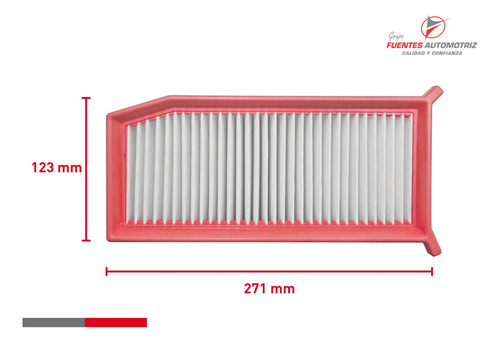 Filtro Aire Motor Para Renault Sandero Stepway L4 2.0 2020