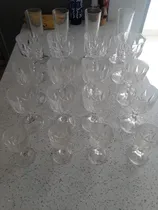 Comprar Juego De Copas De Cristal De Arques Talladas