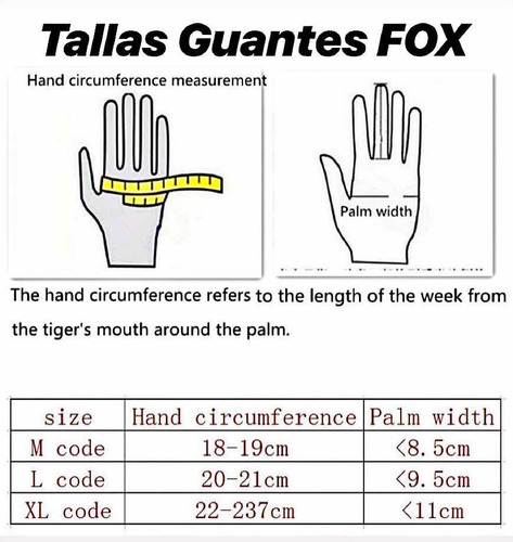 Imagen 10 de 10 de Guantes Fox Moto Enduro Motocross Mtb Downhill Dirtpaw Dh Mx