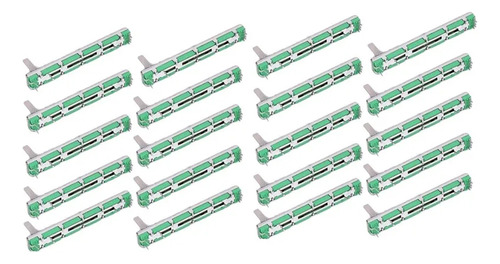 H Mezclador Fader B10k, 20 Unidades, 75 Mm, Doble