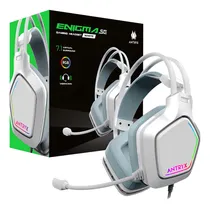 Comprar Audifono Gamer Antryx Enigma Se White 7.1 Virtual Vibrad Usb Color Blanco Color De La Luz Rgb