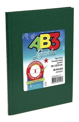 Cuaderno Td Rayado  50h Laprida Ab3 Verde