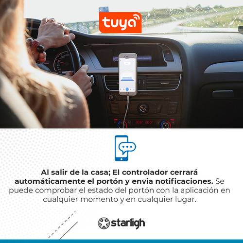 Módulo Wifi Porton Automatico Inteligente App Tuya