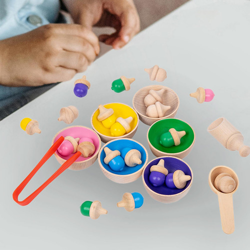 Bolas Para Niños En Tazas Juguete Montessori Clasificación