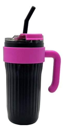 Mug Vaso Termo Agua Cafe 860ml  Acero Inoxidable Pitillo