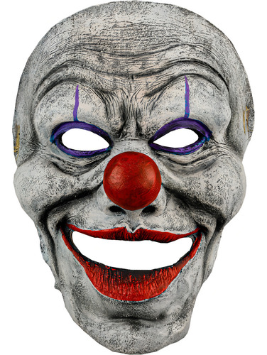 Máscara Payaso The Clown Feliz Cirkus Halloween Terror Color Blanco