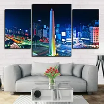 Comprar Cuadros Tripticos Modernos Obelisco Buenos Aires