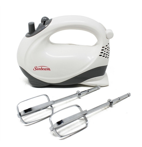 Batidora Manual 5 Velocidades Blanca Sunbeam Fpsbhm4000-013