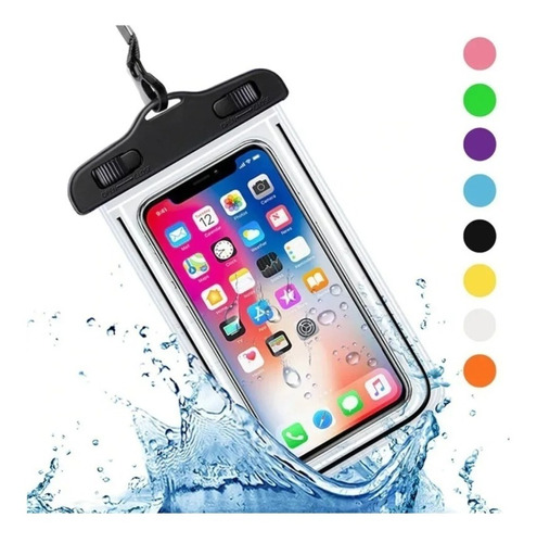 Funda Celular Impermeable Contra El Agua Alberca Playa Bolsa