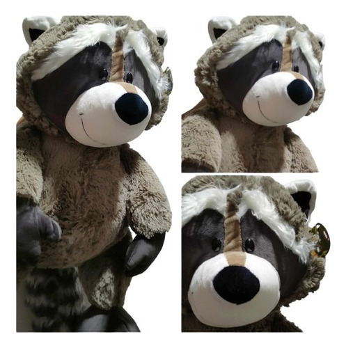 Peluche Mapache 80cm Importado Marca Nici 