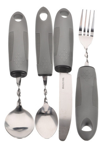 . Talheres De Viagem Parkinson's Spoon Fork Utensílio Para