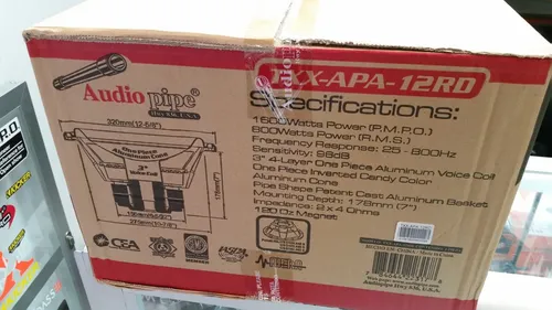 Audiopipe Txx Apa 12 Rd 1600 Watss