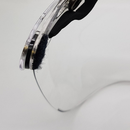 Viseira Bolha Com Flip Para Capacete Zeus 380 Cristal