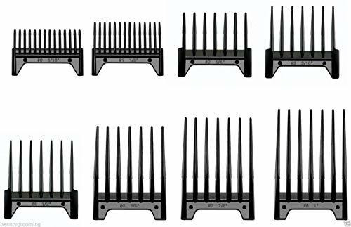 Oster 8 Piece Universal Clipper Guide Attachment Combs Set F