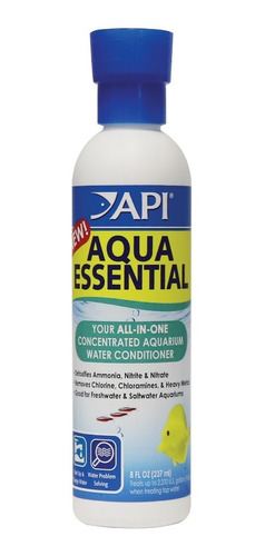 Aqua Essential 237ml Anticloro Agua Acuario Pecera Peces