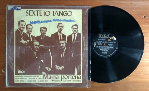 Sexteto Tango Magia Porteña 1983 Disco Lp Vinilo