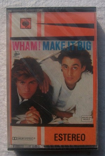 Wham! Make It Big Cassette Nuevo Cbs
