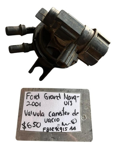 Válvula Canister De Vacio Ford Grand Marquis 2001