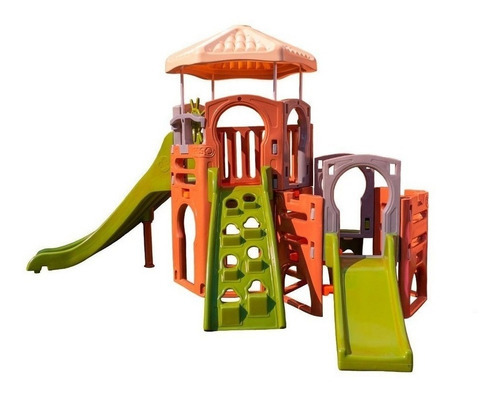 Playground Dino Play Freso Com Escorregador E Escalada Cor Colorida
