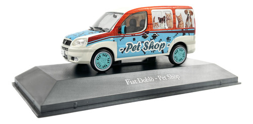 Miniatura Fiat Doblò Pet Shop Veículos De Serviço Edição 74