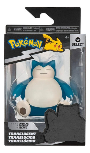 Pokemon Select Figura Traslucida Snorlax Battle Figure