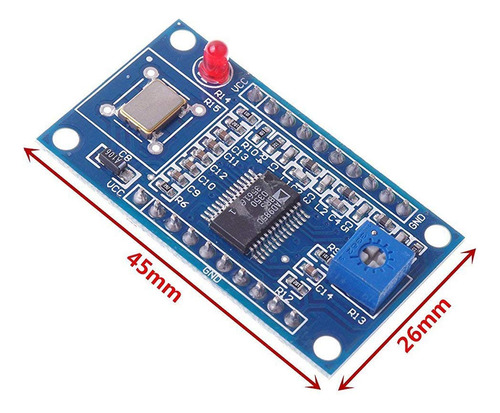Hiletgo Dds Ad9850 Módulo Generador De Señal 0-40mhz Onda Si