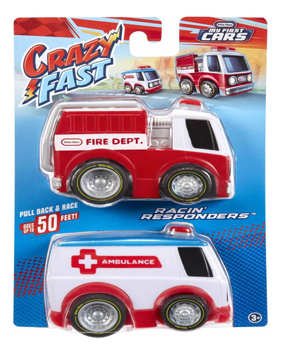 Vehículos De Emergencia Mini Crazy Fast Little Tikes. Color Tamaño Unico