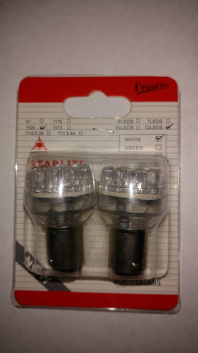 Lamparas De 12 Leds Blanco 2 Polos 1034