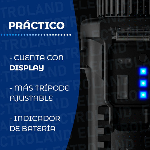 Imagen 4 de 10 de Reflector Busca Huella Recargable Led Usb + Trípode Camping