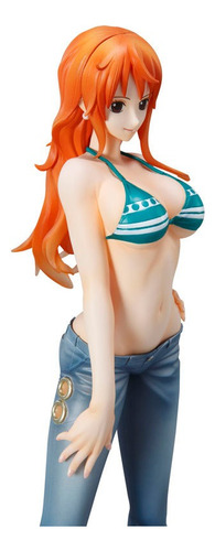 Figura Nami Portrait Of Pirates: Sailing Again Megahouse 1/8 (Usado)