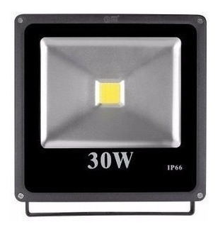 Imagen 3 de 5 de Reflector Led Blanco 30w Bajo Consumo Alta Potencia Exterior