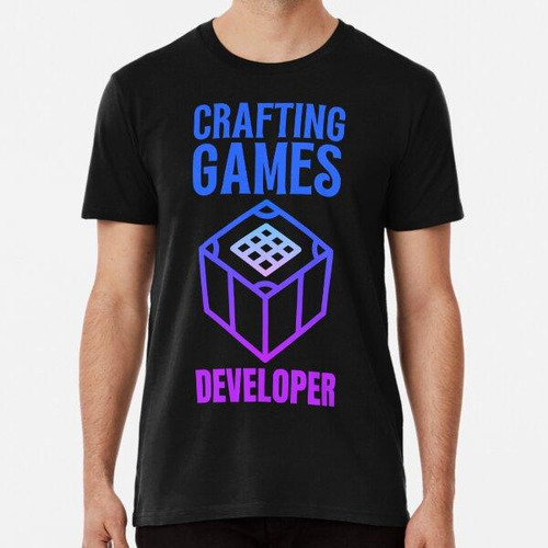 Remera Desarrollador De Juegos De Creación Algodon Premium