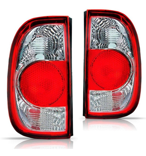 Lanterna Traseira Saveiro G4 06 07 08 09 10 11 2012 Bicolor Motorista