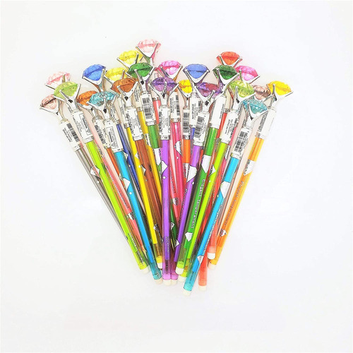 Zugar Land 7 Diamante En Forma De Tinta Pluma De Gel (24 Un