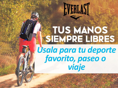 Imagen 8 de 10 de Mochila Everlast Original Trekking Running Bicicleta Viaje!!